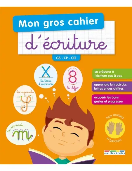Rue des écoles Mon gros cahier d'écriture Livres & Activités -