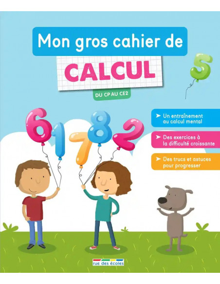 Rue des écoles Mon Gros Cahier De Calcul Livres & Activités -