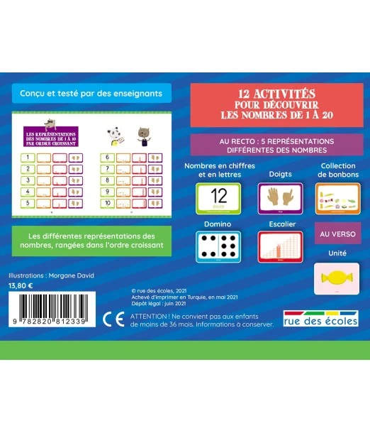 Rue des écoles I learn numbers through play from 3 years 2