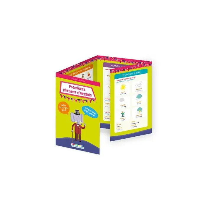 Rue des écoles Premières phrases en anglais Livres & Activités 
