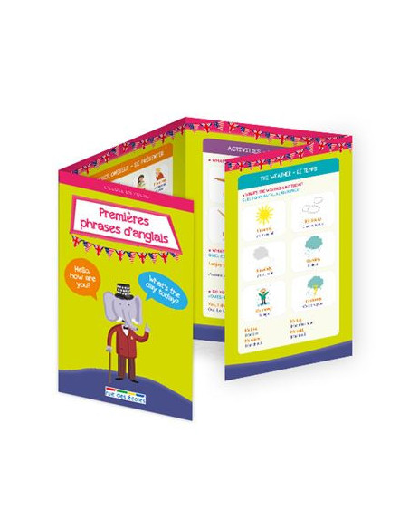Rue des écoles Premières phrases en anglais Livres & Activités 