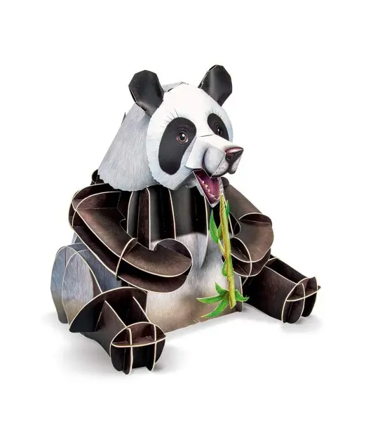 NuiNui Construis en 3D un Panda géant Livres & Activités - 2