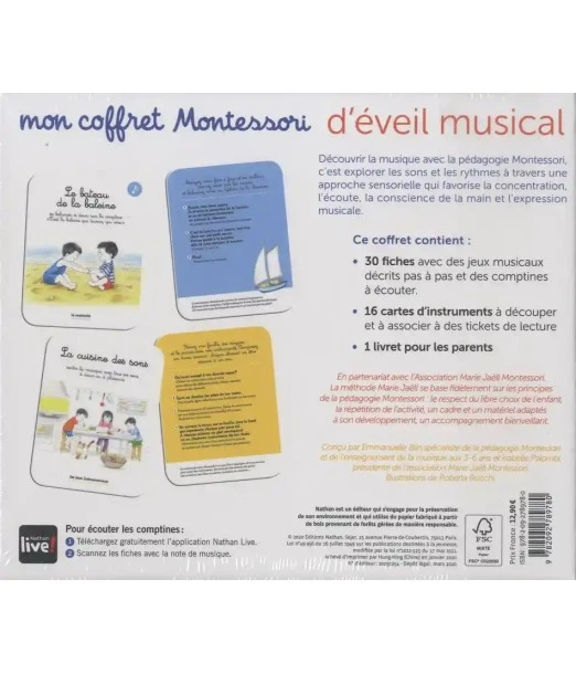 Nathan My Montessori musical discovery set 3 years+ 2