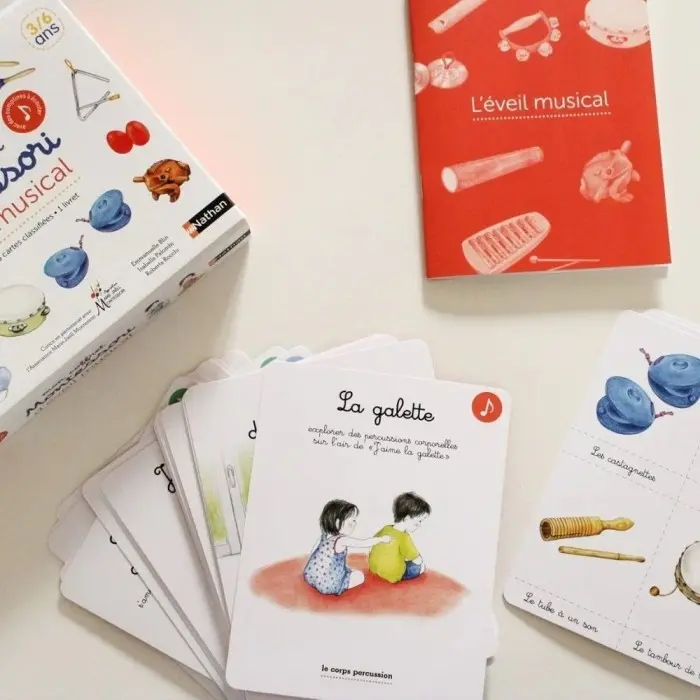 Nathan Mon coffret Montessori d'éveil musical 3ans+ Livres &
