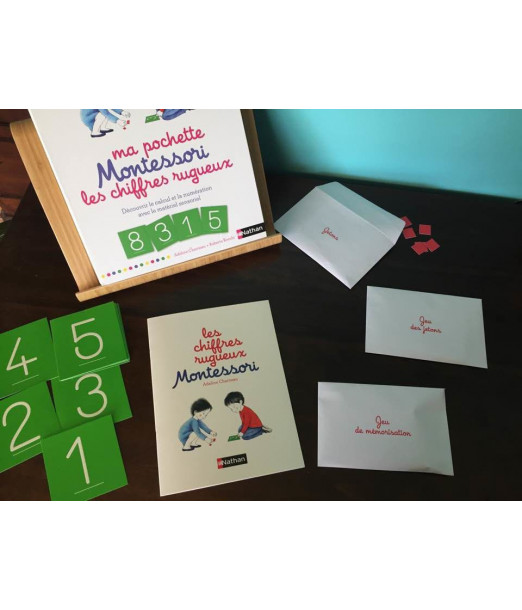 Nathan Ma pochette Montessori Les chiffres rugueux 3 à 6 ans 2