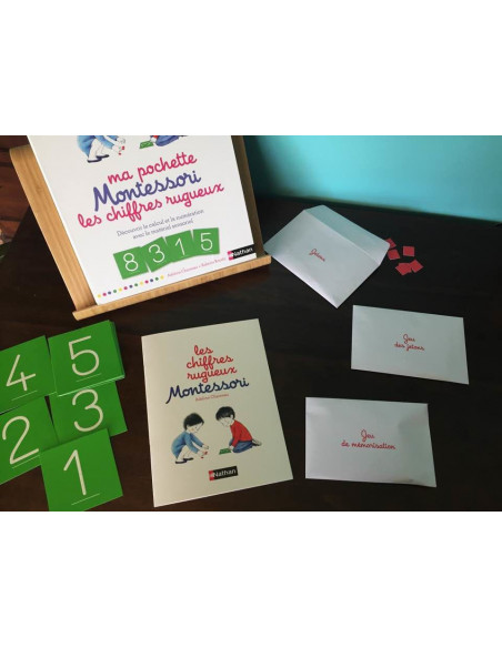 Nathan Ma pochette Montessori Les chiffres rugueux 3 à 6 ans