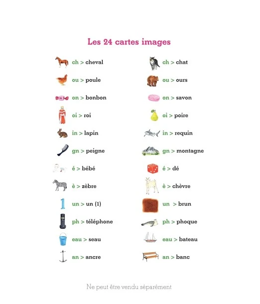 Nathan My Montessori pouch of rough graphemes 2