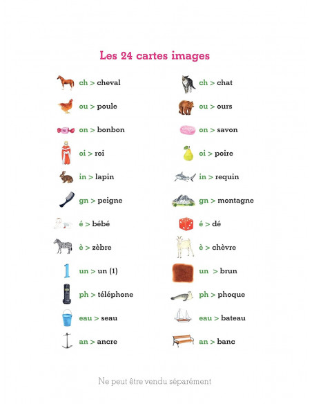 Nathan Ma pochette Montessori des graphèmes rugueux Livres &