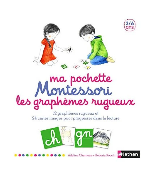 Nathan My Montessori pouch of rough graphemes