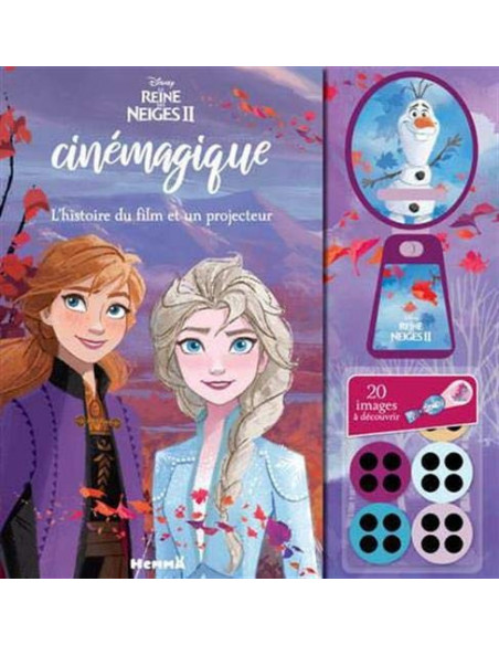 HEMMA Mon livre cinémagique Disney La Reine des Neiges 2 - 3ans