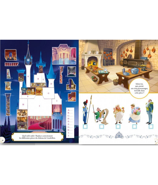 HEMMA Disney princesse Cendrillon 3 ans + Jeux éducatifs - 2