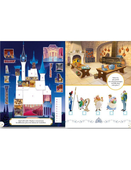 HEMMA Disney princesse Cendrillon 3 ans + Jeux éducatifs -