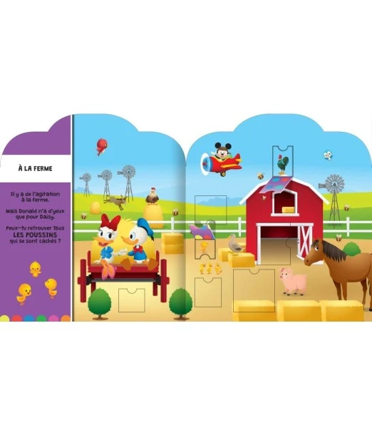 HEMMA Disney Baby I discover under the flaps The animals 3 years + 2