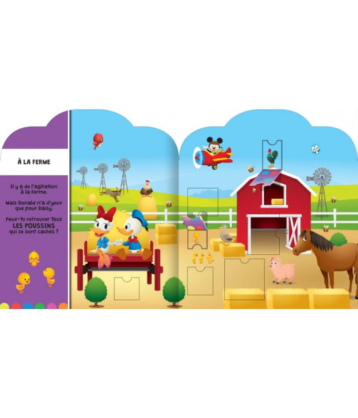 HEMMA Disney Baby Je découvre sous les volets Les animaux 3 ans 2