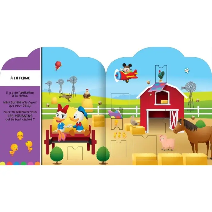 HEMMA Disney Baby Je découvre sous les volets Les animaux 3 ans