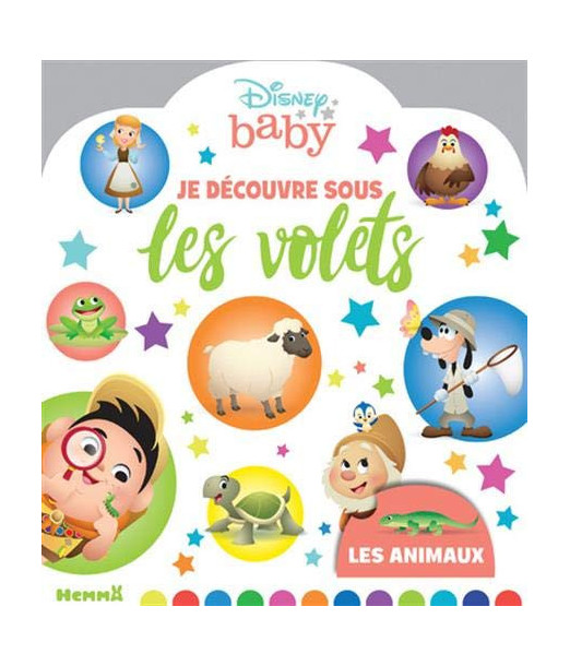 HEMMA Disney Baby Je découvre sous les volets Les animaux 3 ans