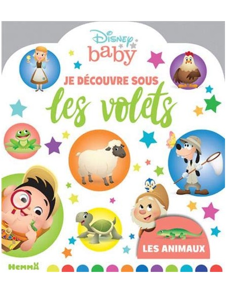 HEMMA Disney Baby Je découvre sous les volets Les animaux 3 ans