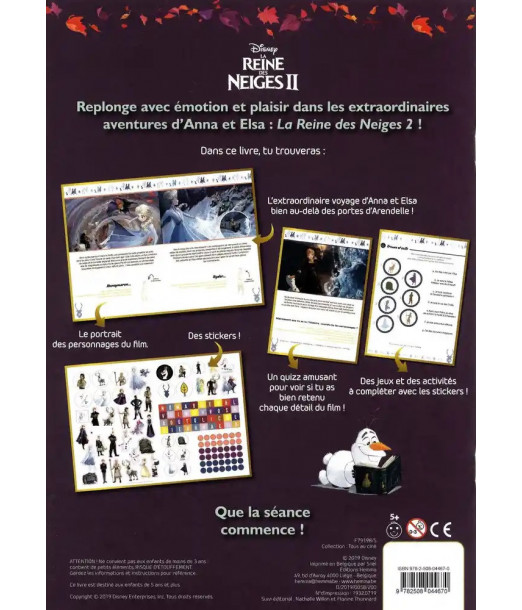 HEMMA La reine des neiges 5 ans+ Livres & Activités - Hemma 2
