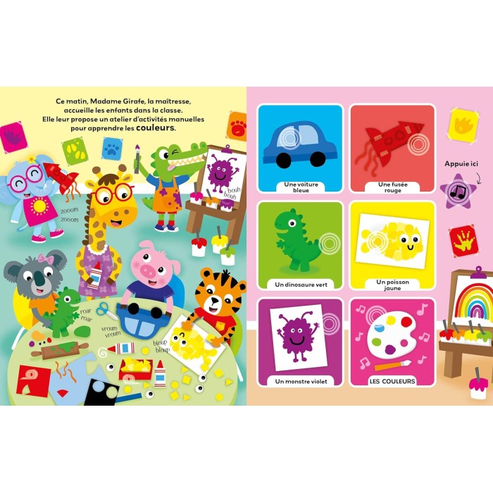 Une journée à l'école maternelle 3 à 6 ans Livres & Activités 