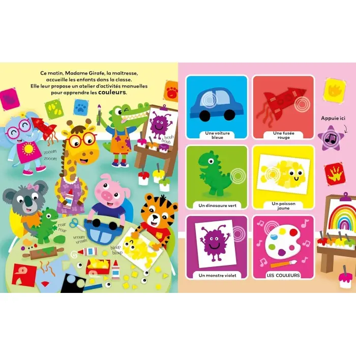 Une journée à l'école maternelle 3 à 6 ans Livres & Activités 