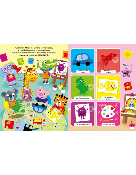 Une journée à l'école maternelle 3 à 6 ans Livres & Activités 