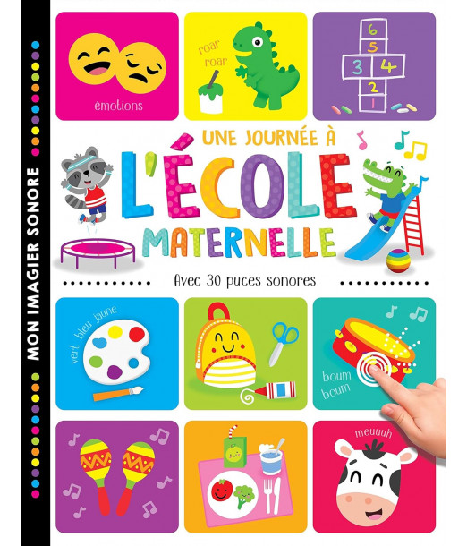 Une journée à l'école maternelle 3 à 6 ans Livres & Activités 