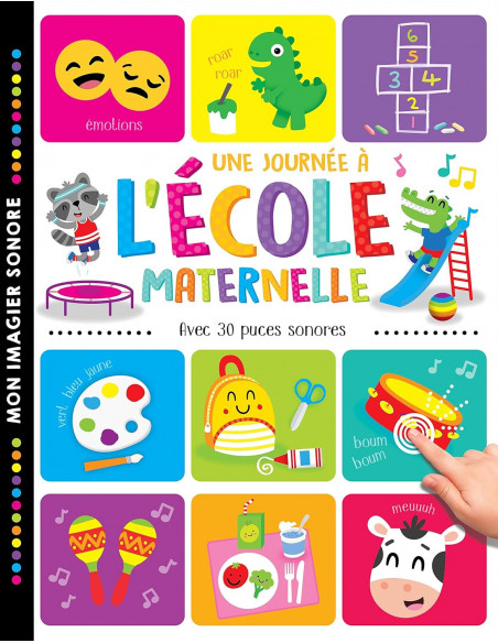 Une journée à l'école maternelle 3 à 6 ans Livres & Activités 