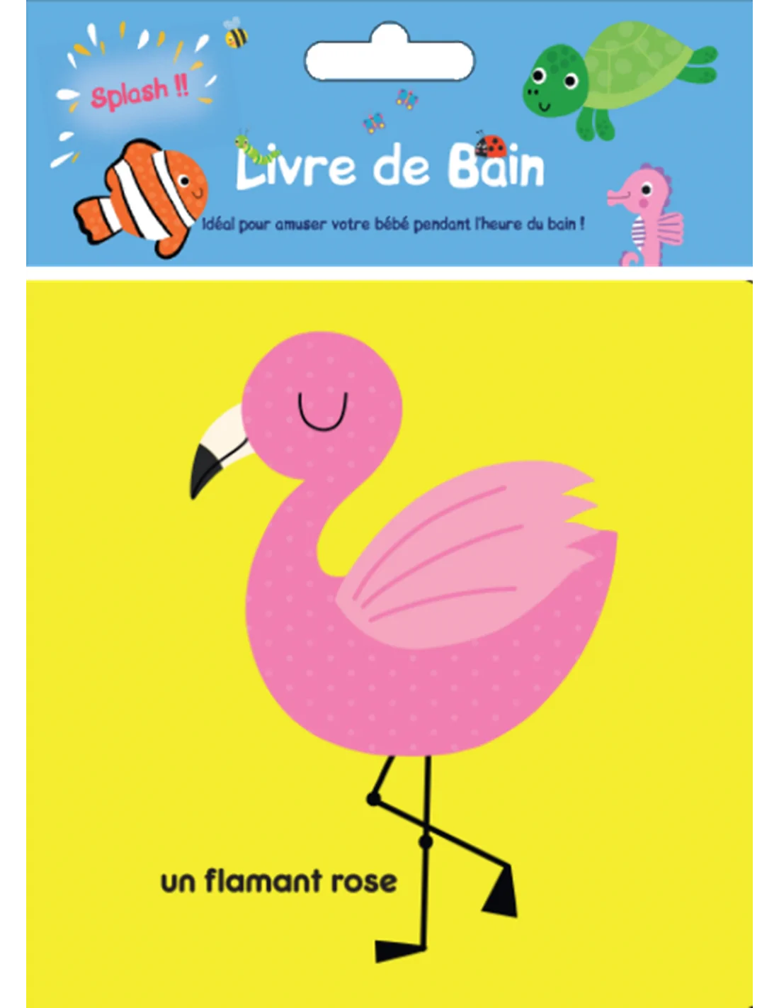 Livre de Bain Flamant Rose - Activité Ludique pour Enfants