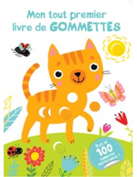 Chat - Mon tout premier livre de GOMMETTES 2 ans+ Livres &