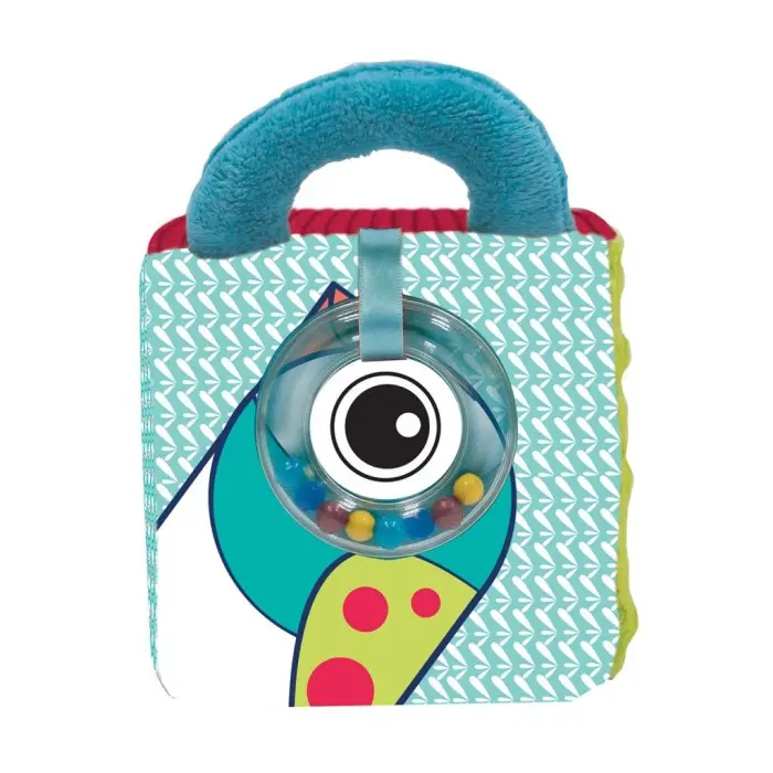 Ludi Cube d'Éveil en Tissus 3m+ Hochet - Ludi Maroc