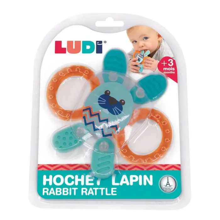 Ludi Hochet Lapin 3m+ Hochet - Ludi Maroc