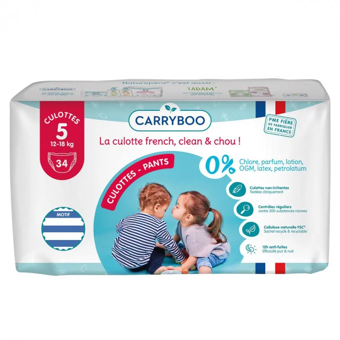 Carryboo Culottes Jumbo taille 5 (12-18 kg) 34 Culottes Couches