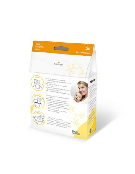 Medela Sachets de conservation pour lait maternel 25 unités dans Conservation du lait chez Baby And Mom Maroc