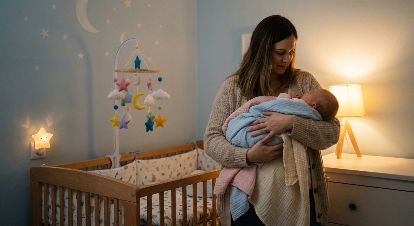 Comment aider bébé à s'endormir paisiblement la nuit