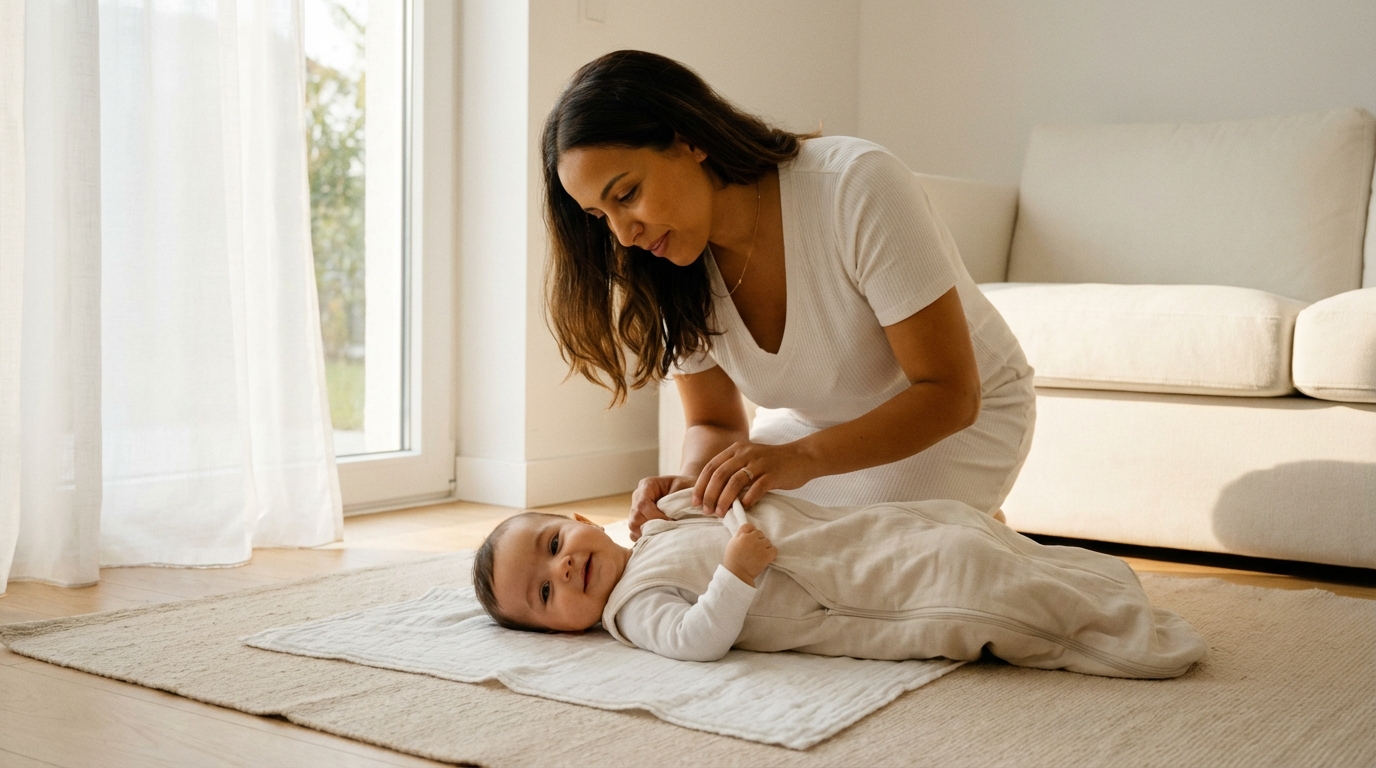 À quel âge un bébé peut-il dormir avec une couverture sans danger ?